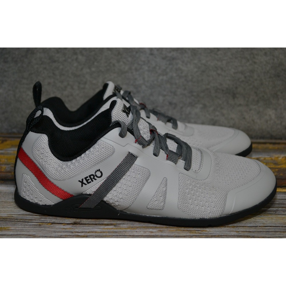 Xero Shoes Prio Neo Shoes Mens 7 Gray Mesh Barefoot Running Sneakers minimalist